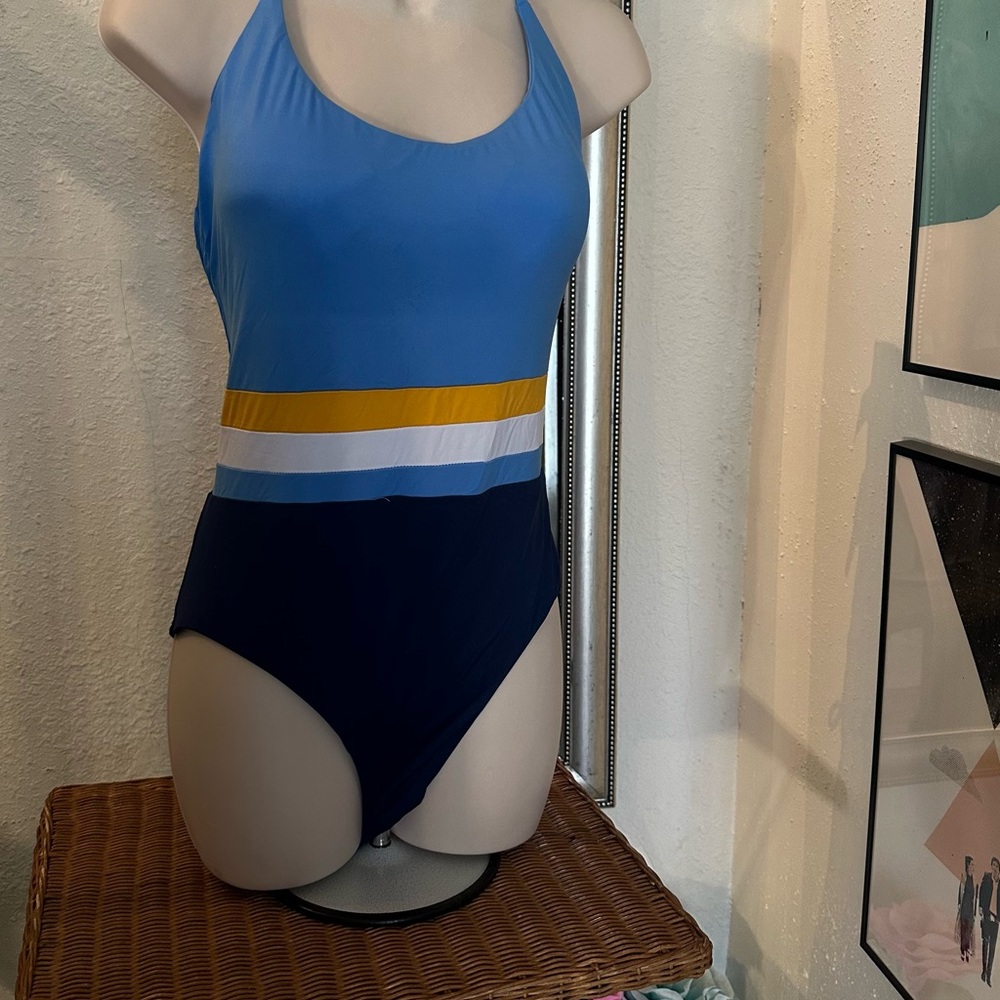BCA Cute Blue Women’s One Piece Swimwear NWT XL